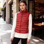 Slim Fit Ultralight Down Vest for Women