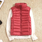 Slim Fit Ultralight Down Vest for Women
