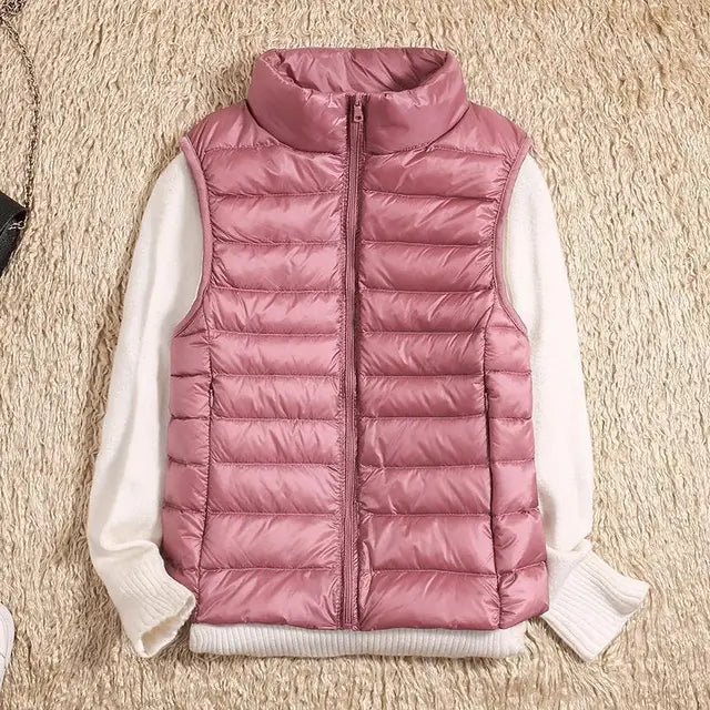 Slim Fit Ultralight Down Vest for Women