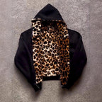 Sporty Hooded Bomber Jacket for Women