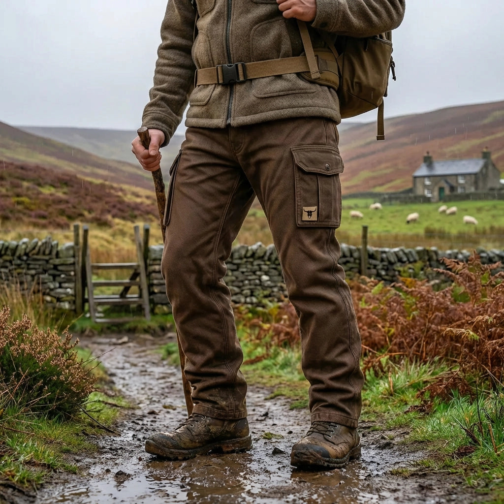 Durable Utility Trousers with Cargo Pockets