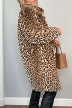 Tailored Leopard Print Coat for Women 3