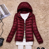 burgundy hood