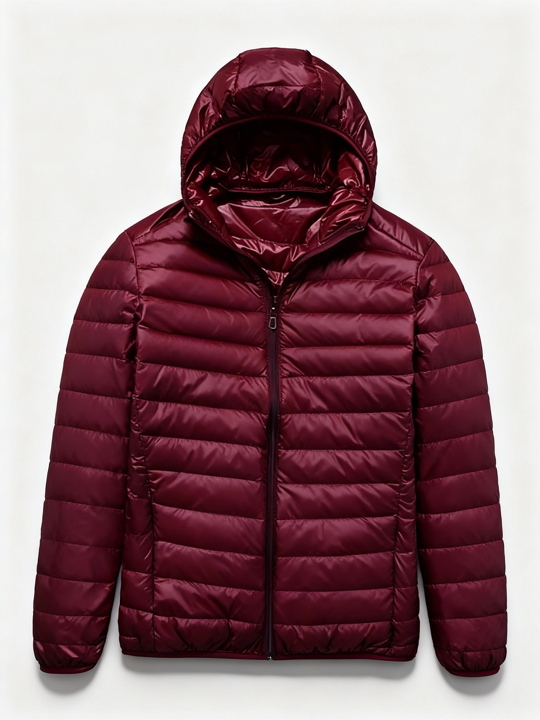 Ultralight Quilted Hooded Jacket for Men