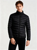 Ultralight Quilted Hooded Jacket for Men