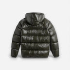 Unisex Medium Length Puffer Jacket with Hood