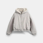 Unisex Winter Jacket with Fluffy Hood and Warm Lining