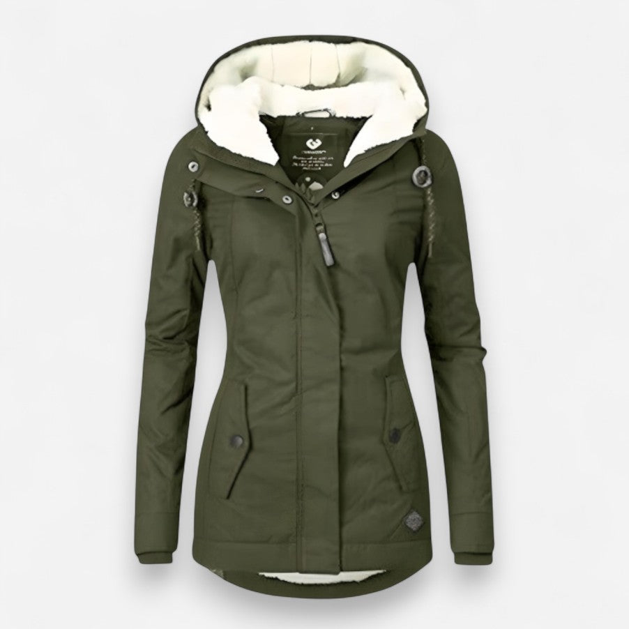 Waterproof Hooded Winter Jacket for Women