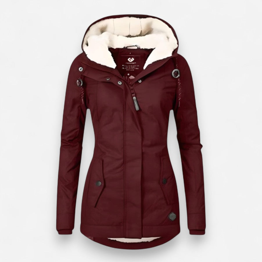 Waterproof Hooded Winter Jacket for Women