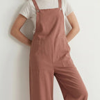 Wide Fit Lightweight Dungarees for Women