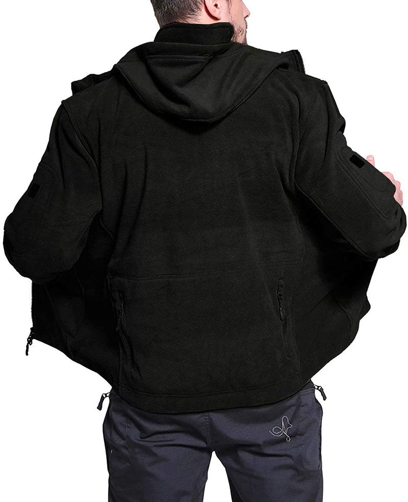 Windproof fleece jacket for men