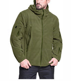 Windproof fleece jacket for men