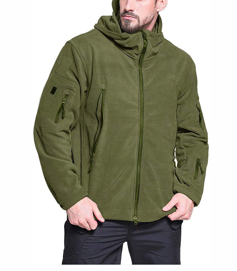 Windproof fleece jacket for men