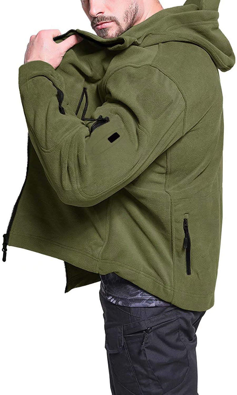 Windproof fleece jacket for men