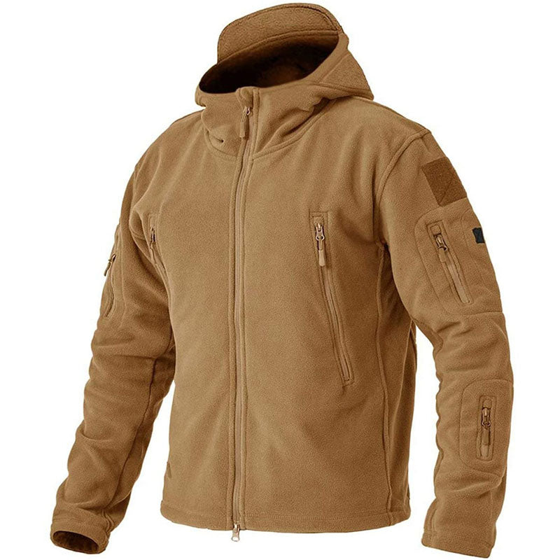 Windproof fleece jacket for men
