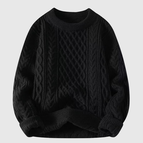 Women's Regular Fit Knit Pullover with Round Neck 1