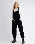 Women's Relaxed Fit Denim Dungarees with Adjustable Straps