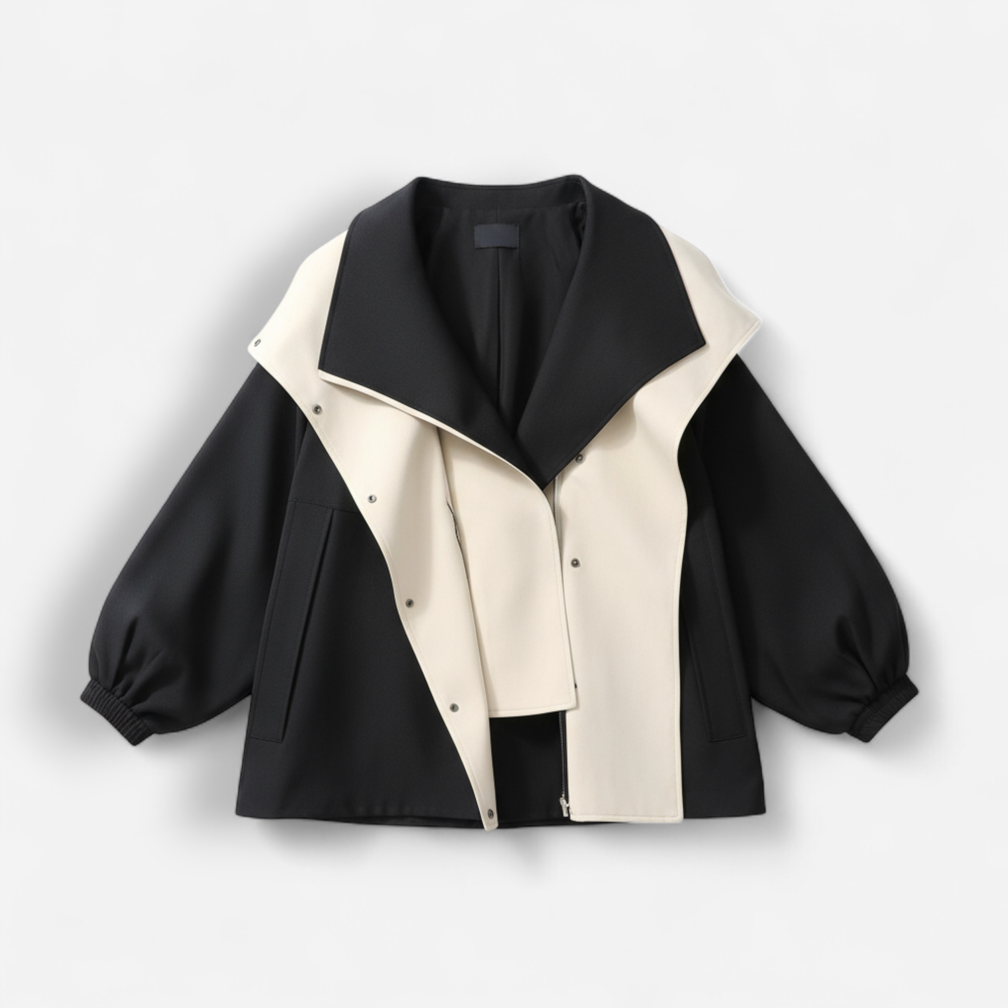 Women's Waterproof Coat with Multi-Layer Hood