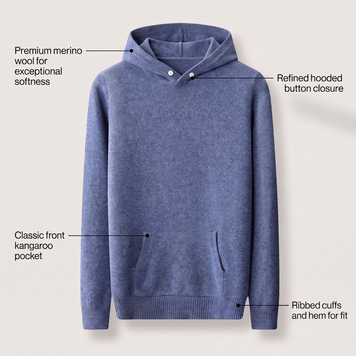Snowdon Merino Hoodie