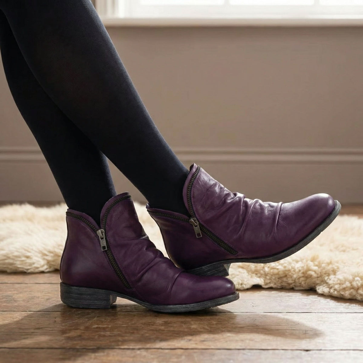 Elowen Leather Comfort Boots – Product image 01