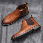 Men's Comfort Round Toe Chelsea Boots
