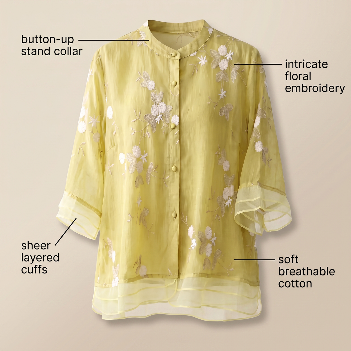 Meadow Embroidered Top