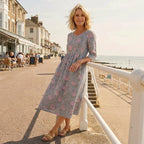 Flowy Summer Dress outdoor campaign - warm weather comfort