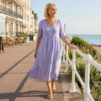 Flowy Summer Dress sunshine styling - garden party ready