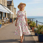 Flowy Summer Dress summer campaign - effortless daytime elegance