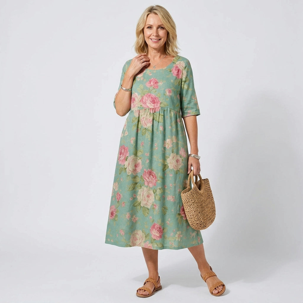 Flowy Summer Dress casual styling - comfortable everyday wear