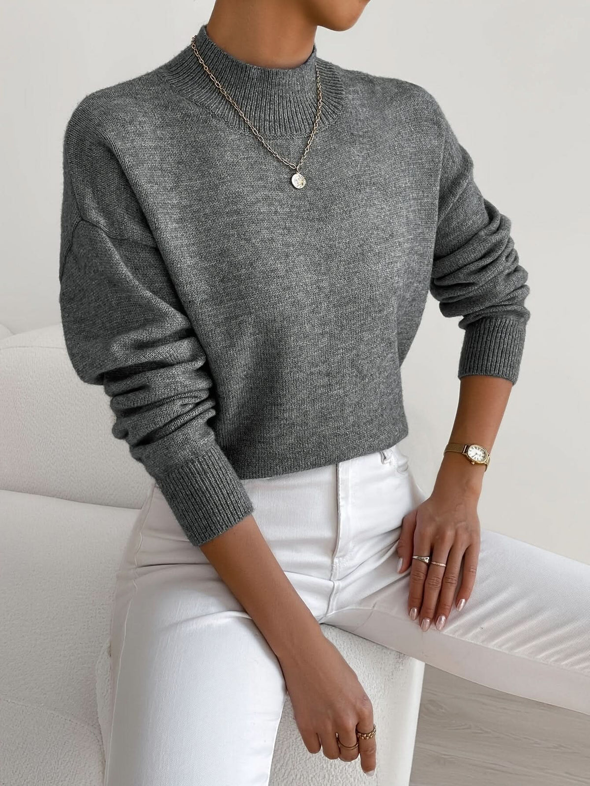 Lyra Soft Roll-Neck Jumper – Product image 10