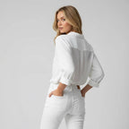 Classic Long Sleeve Blouse for Women with Tailored Fit