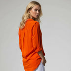 Classic Long Sleeve Blouse for Women with Tailored Fit