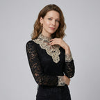 Embroidered Long Sleeve Blouse for Women