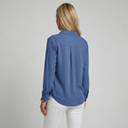 Classic Long Sleeve Blouse for Women with Tailored Fit
