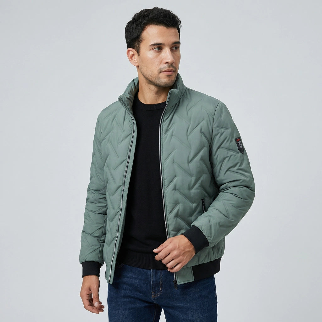 Lightweight Quilted Puffer Jacket for Men