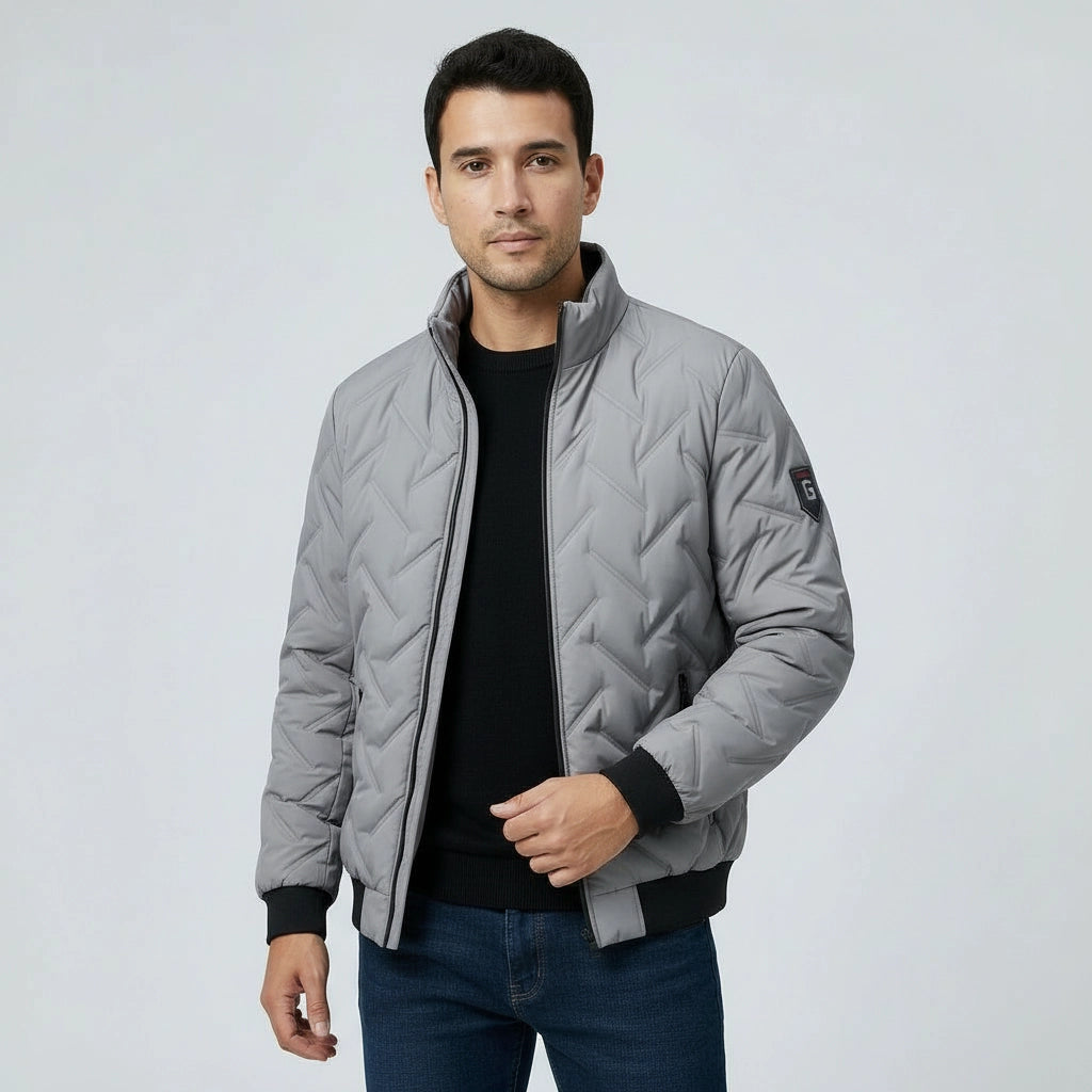Lightweight Quilted Puffer Jacket for Men