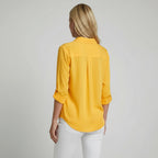 Classic Long Sleeve Blouse for Women with Tailored Fit