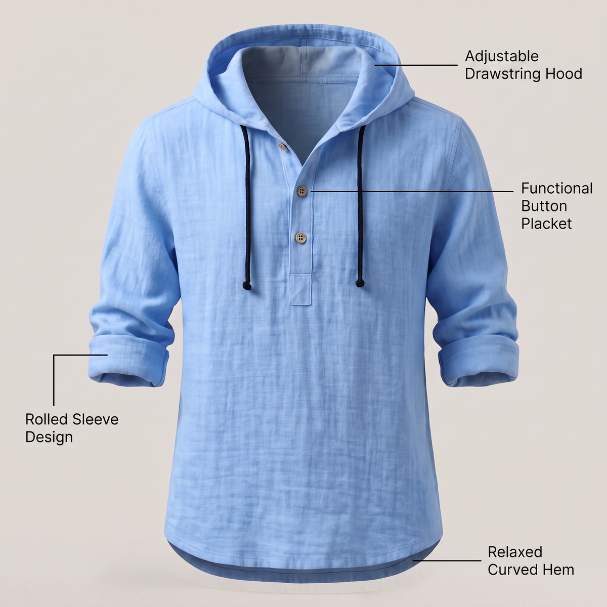 Camden Hooded Shirt