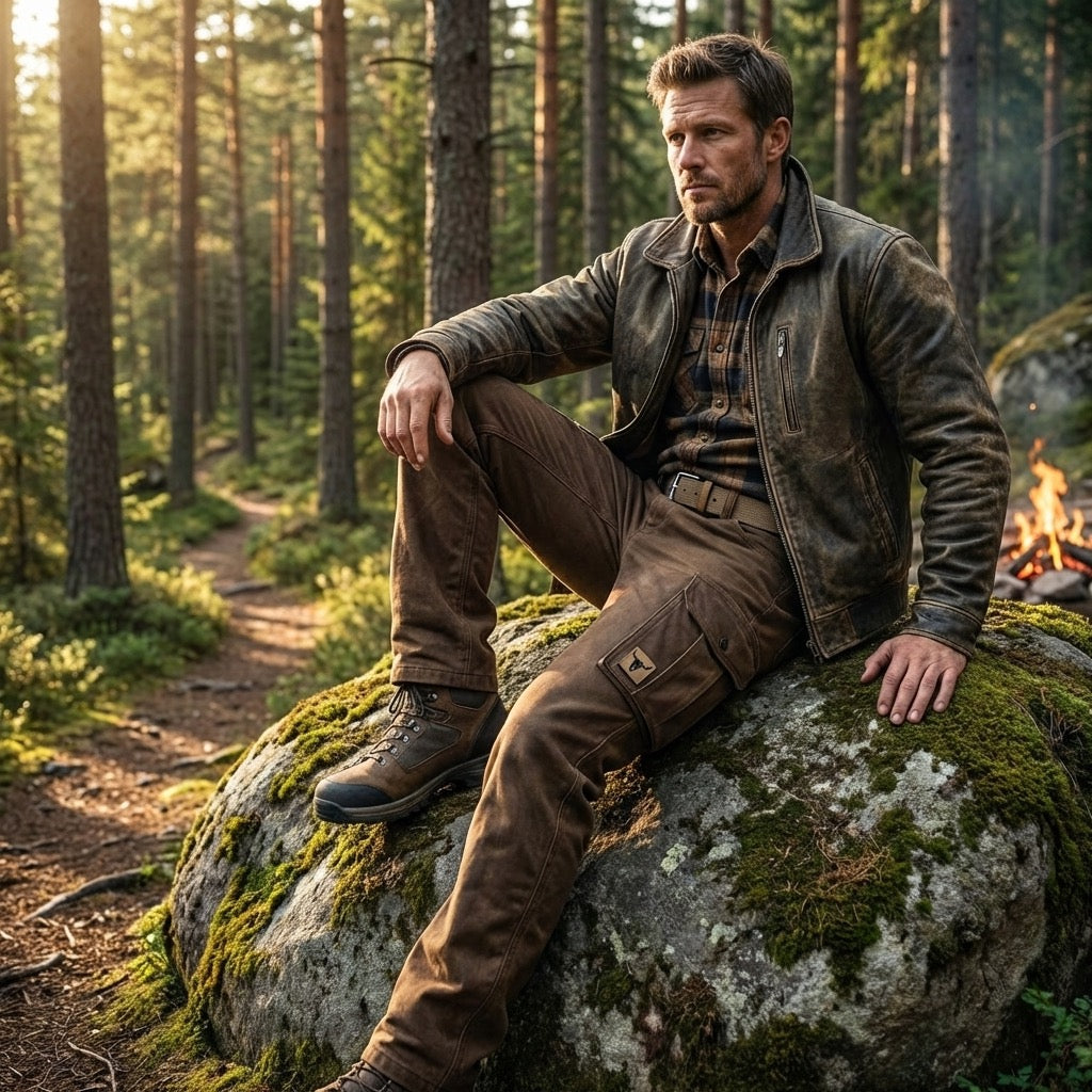 Durable Utility Trousers with Cargo Pockets