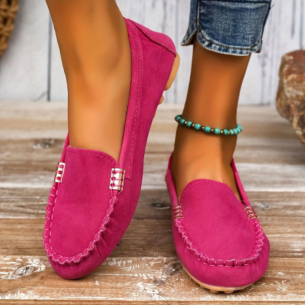 Maisie Soft Suede Flats – Product image 02