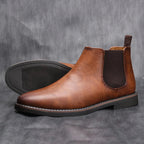 Men's Comfort Round Toe Chelsea Boots