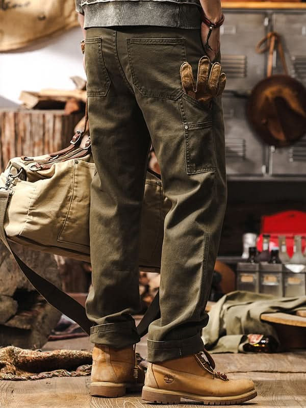 Brompton Rugged Straight-Leg Utility Trousers – Product image 05