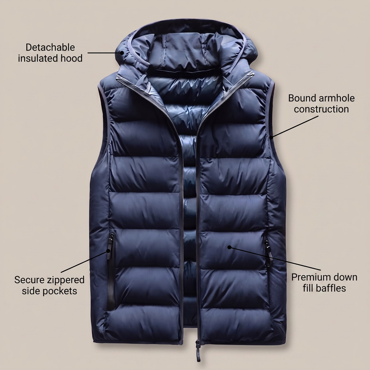 Northumberland Puffer Gilet