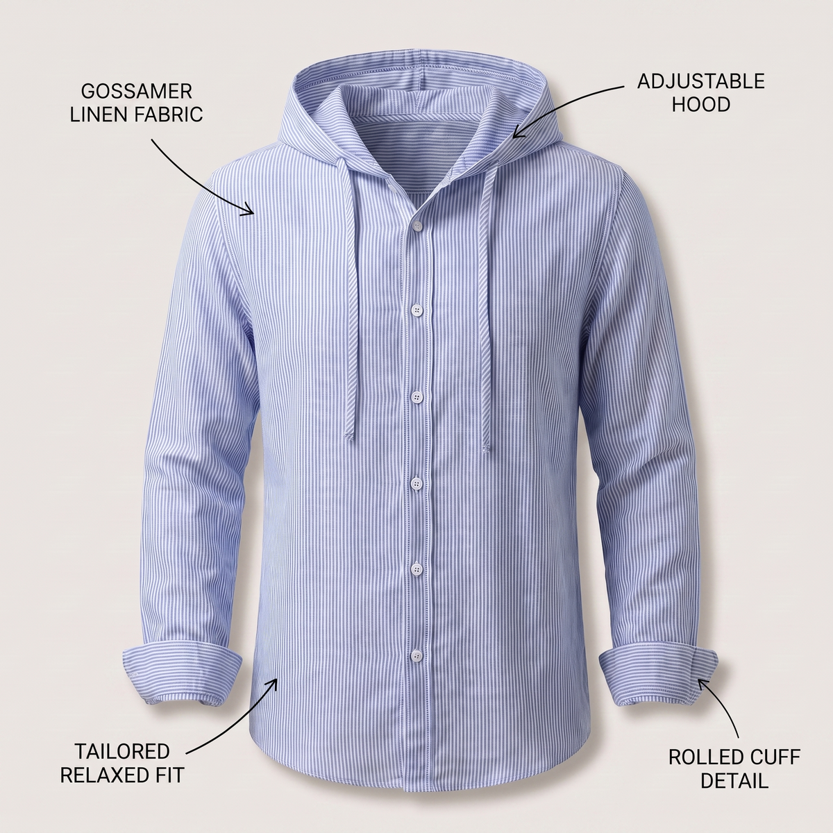 Keswick Linen Hoodie