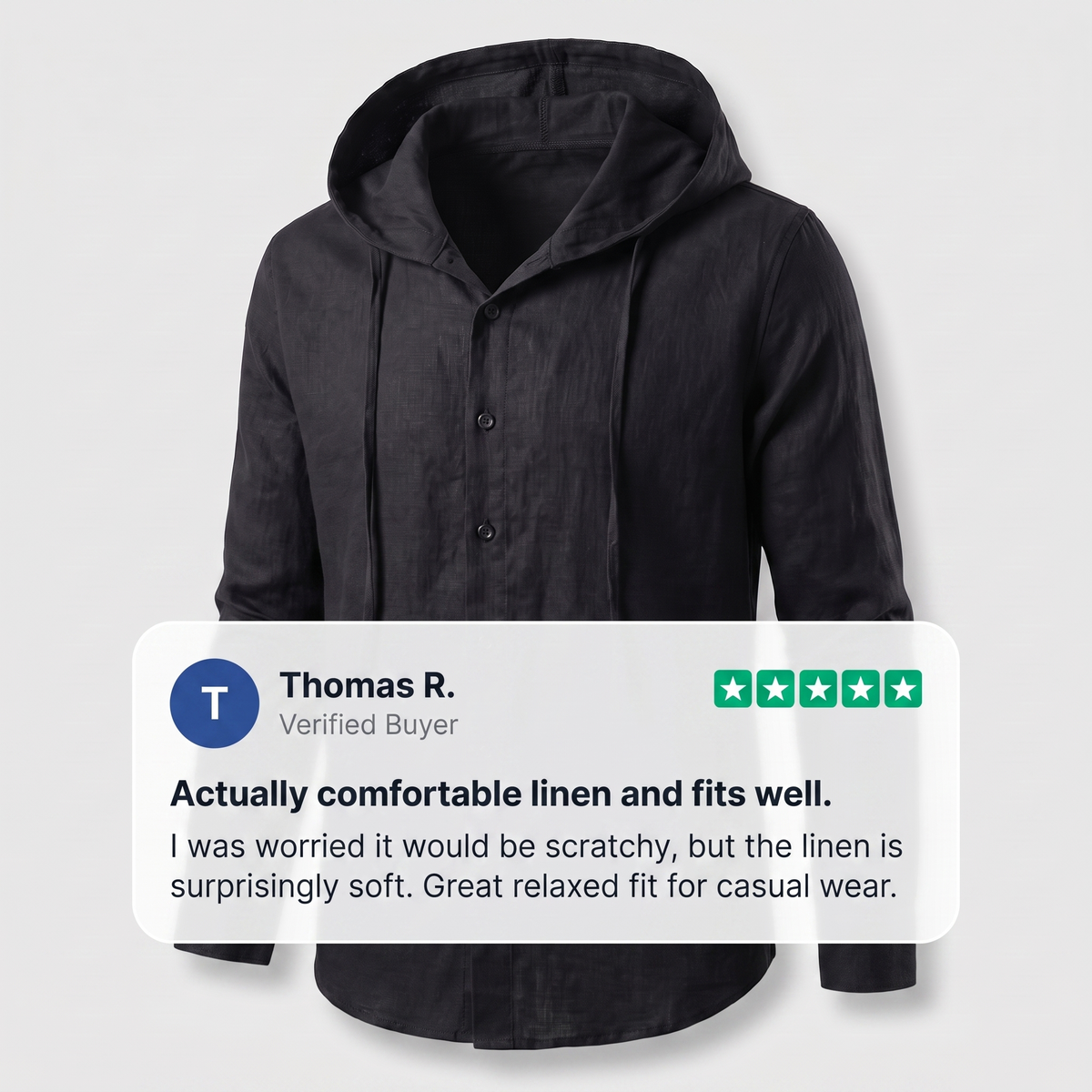 Keswick Linen Hoodie
