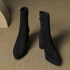 Virelle Suede Block-Heel Boots – Product image 22