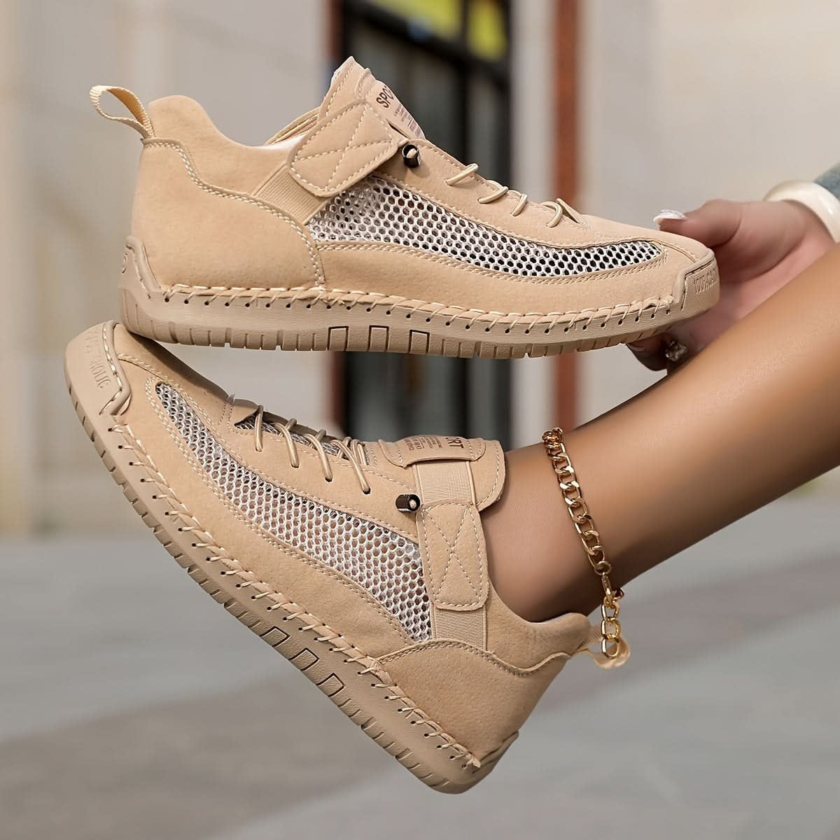 Solenne Air-Mesh Lace Sneakers – Product image 17