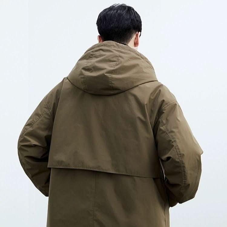 Grosvenor Hooded Coat - On Model