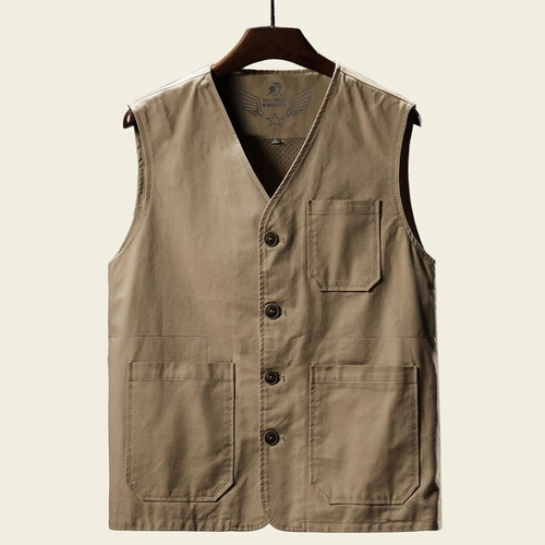 Alderwick Utility Gilet - Khaki